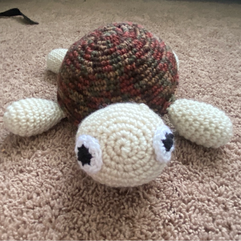 Hand Made Crochet Sea Turtle Plushy